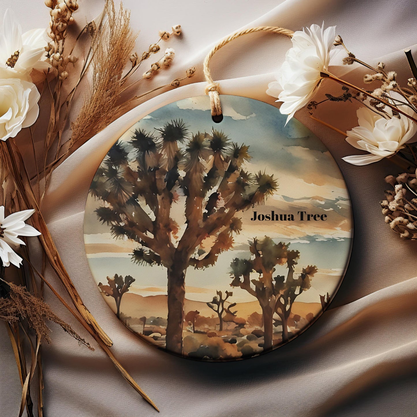 Joshua Tree Ornament, Christmas Ornament, Joshua Tree Gift, Travel Christmas Ornament, Christmas Decor, Joshua Tree Souvenir, Joshua Tree