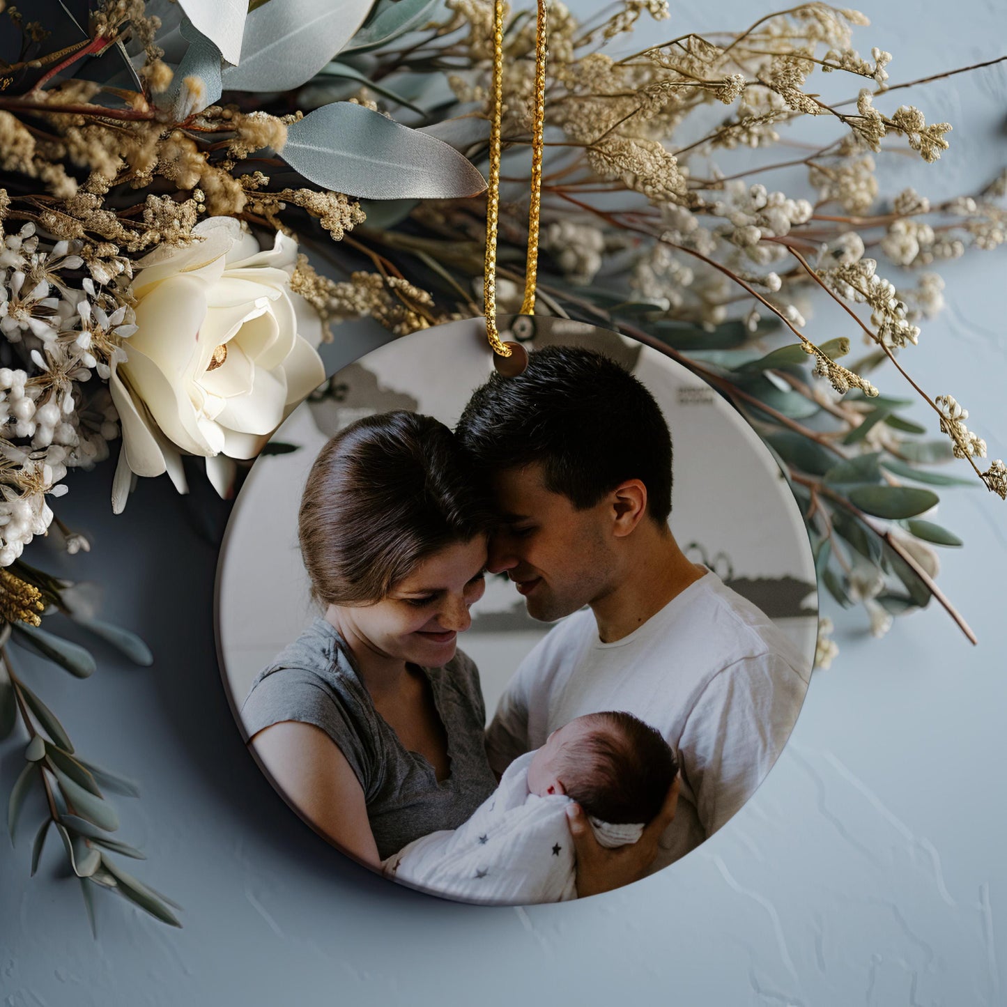 Custom Photo Ornament, Family Christmas Ornament, Family Photo Ornament, Photo Gift, Christmas Ornaments, First Christmas, Custom Gift