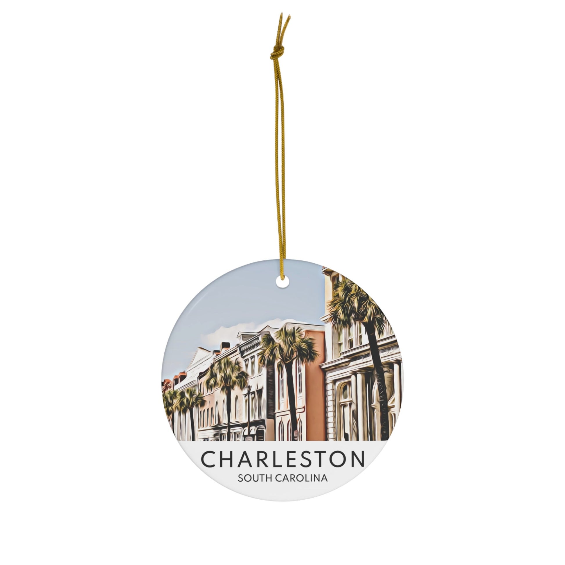Charleston Ornament, Christmas Ornament, Charleston Gift, Christmas Gift, Charleston Christmas, Charleston, Charleston Travel, Chris