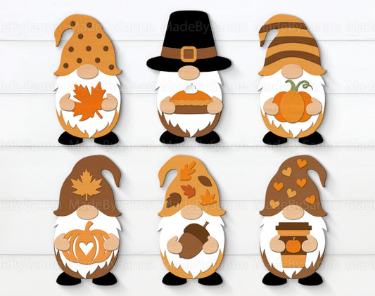 Thanksgiving Gnomes Svg Bundle, Gnome , Fall Gnome Svg, Autumn Gnome Svg, Fall , Thankful Gnomes, Gnomes Cricut Silhouette