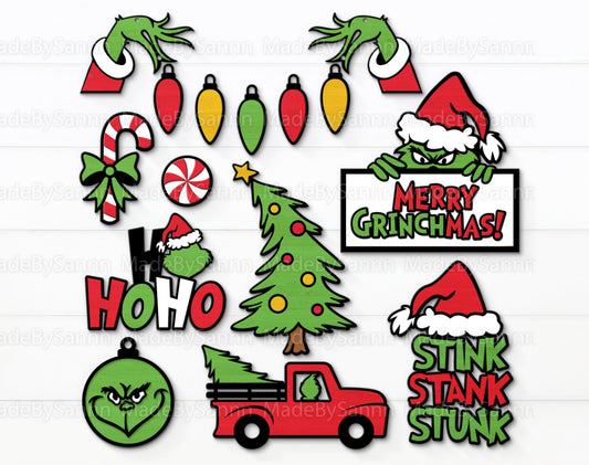 Christmas Tiered Tray Svg, Christmas Decor Svg, Christmas Ball Svg, Christmas  Svg, Fall Laser Cut File, Tiered Tray decor Svg