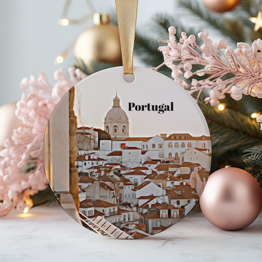 Portugal Christmas Ornament, Christmas Gift, Portugal Gift, Portugal Travel, Christmas Decor, Portugal Souvenir, Travel Gift, Tree Ornaments