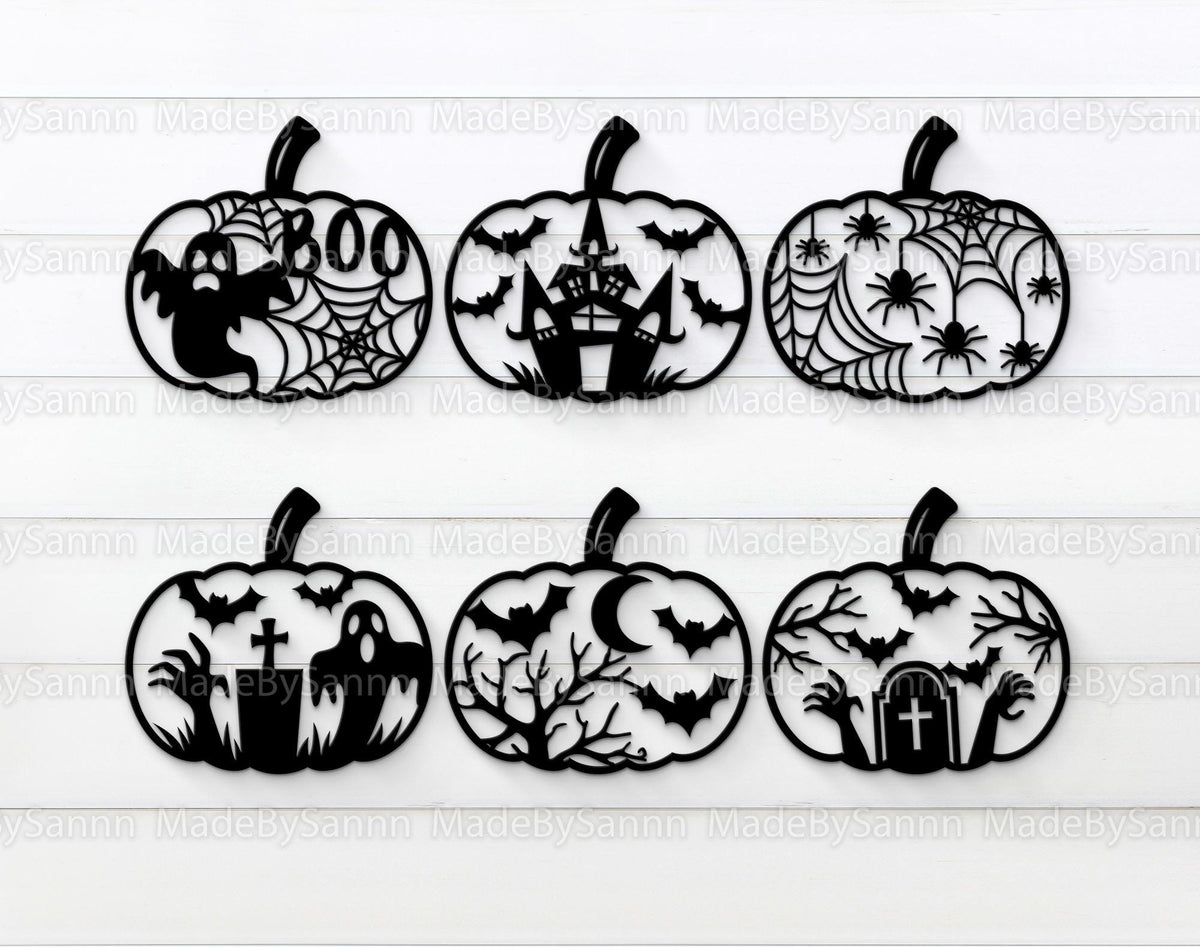 Halloween Pumpkin Bundle Svg, Pumpkins svg, Halloween Decor svg, Pumpkin Laser Cut Files, Halloween svg,  Pumpkin File svg dxf