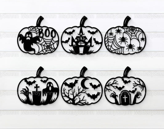 Halloween Pumpkin Bundle Svg, Pumpkins svg, Halloween Decor svg, Pumpkin Laser Cut Files, Halloween svg,  Pumpkin File svg dxf