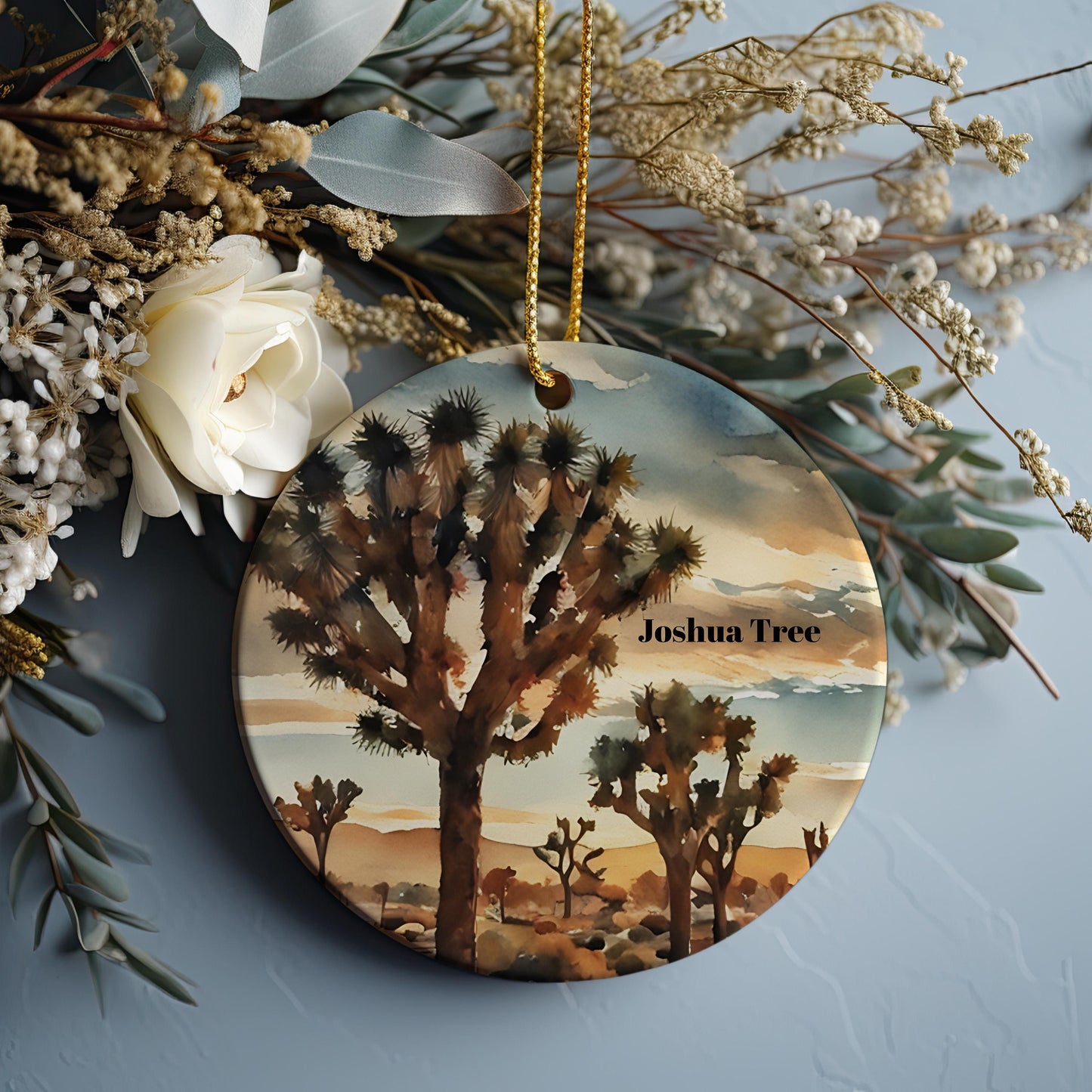 Joshua Tree Ornament, Christmas Ornament, Joshua Tree Gift, Travel Christmas Ornament, Christmas Decor, Joshua Tree Souvenir, Joshua Tree