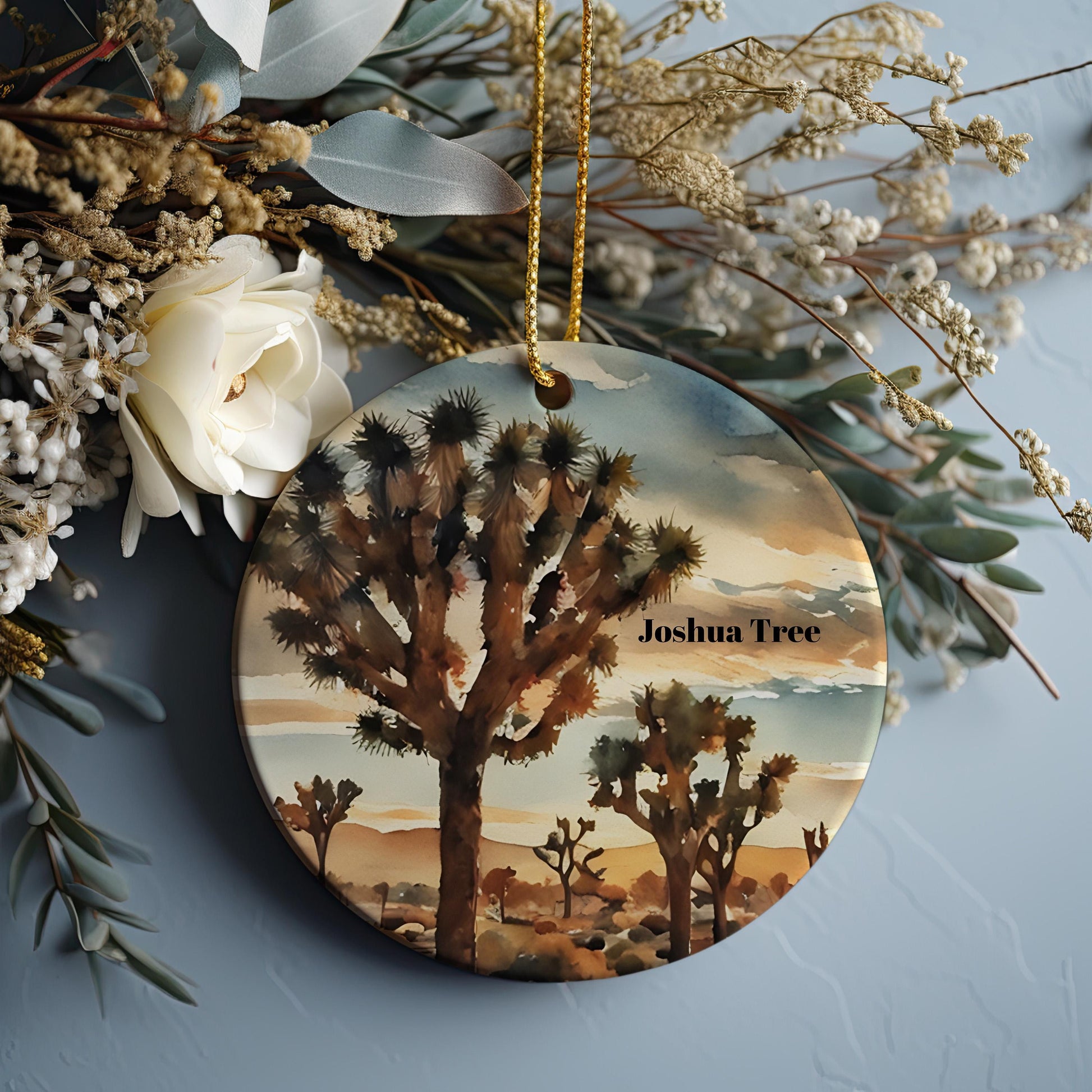 Joshua Tree Ornament, Christmas Ornament, Joshua Tree Gift, Travel Christmas Ornament, Christmas Decor, Joshua Tree Souvenir, Joshua Tree