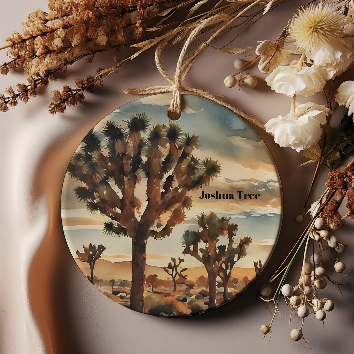 Joshua Tree Ornament, Christmas Ornament, Joshua Tree Gift, Travel Christmas Ornament, Christmas Decor, Joshua Tree Souvenir, Joshua Tree