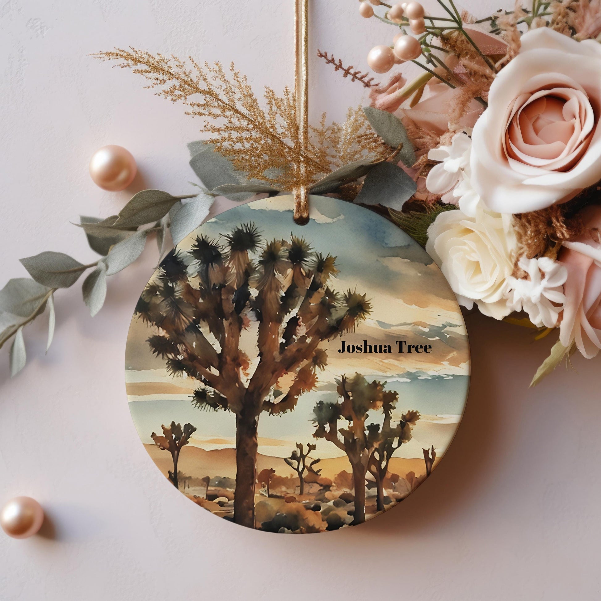 Joshua Tree Ornament, Christmas Ornament, Joshua Tree Gift, Travel Christmas Ornament, Christmas Decor, Joshua Tree Souvenir, Joshua Tree