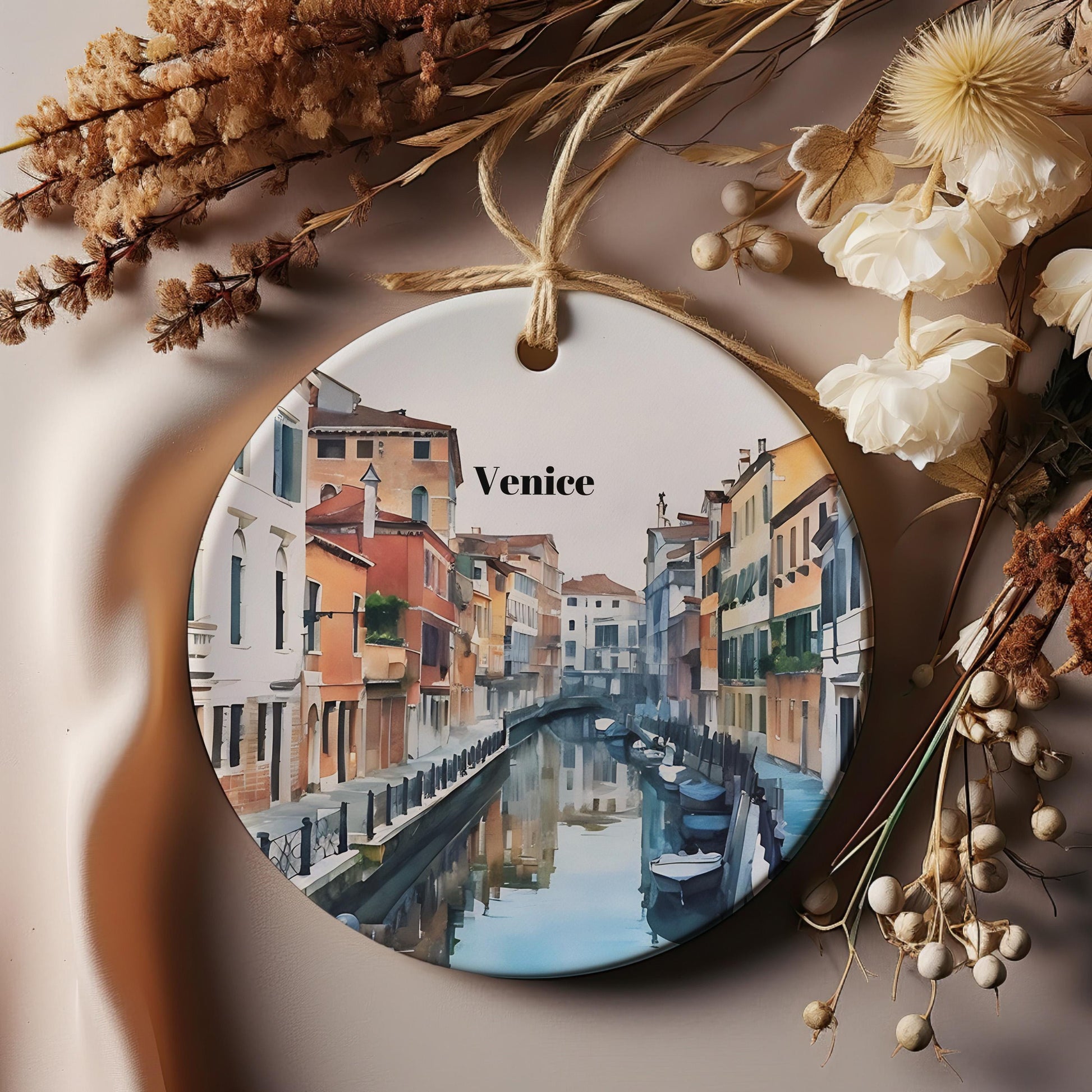 Venice Christmas Ornament, Unique Venice Italy Christmas Gift, Venice Travel, Venice Souvenir, Gift Exchange, Gift Idea, Travel Gift Idea