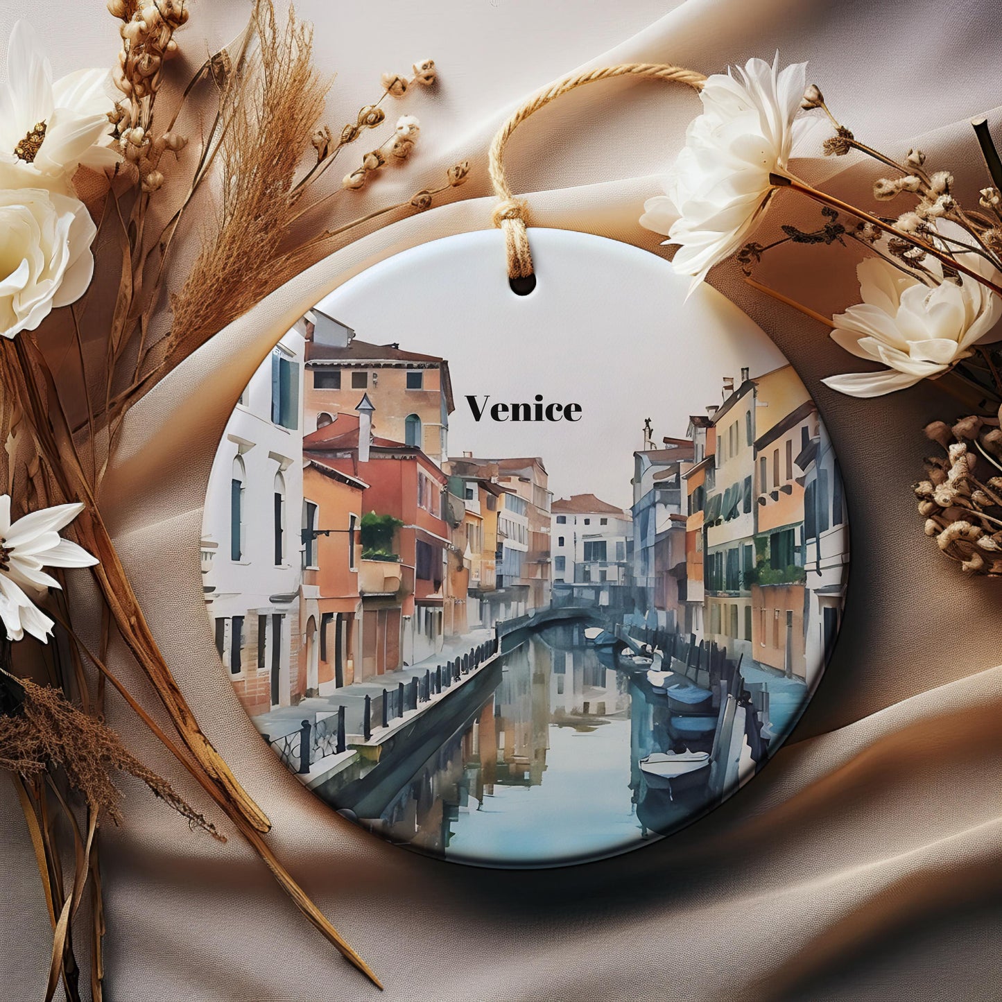 Venice Christmas Ornament, Unique Venice Italy Christmas Gift, Venice Travel, Venice Souvenir, Gift Exchange, Gift Idea, Travel Gift Idea
