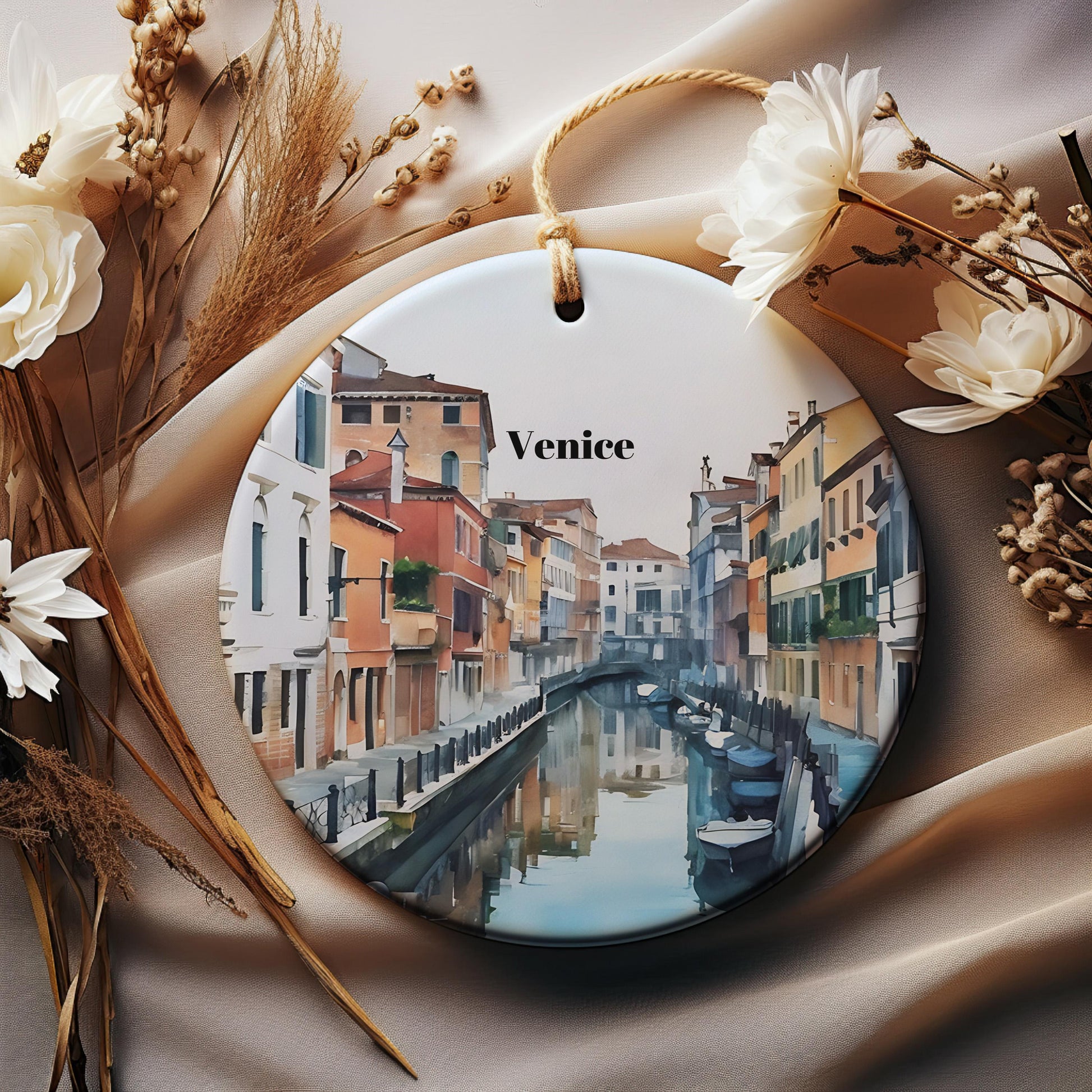 Venice Christmas Ornament, Unique Venice Italy Christmas Gift, Venice Travel, Venice Souvenir, Gift Exchange, Gift Idea, Travel Gift Idea