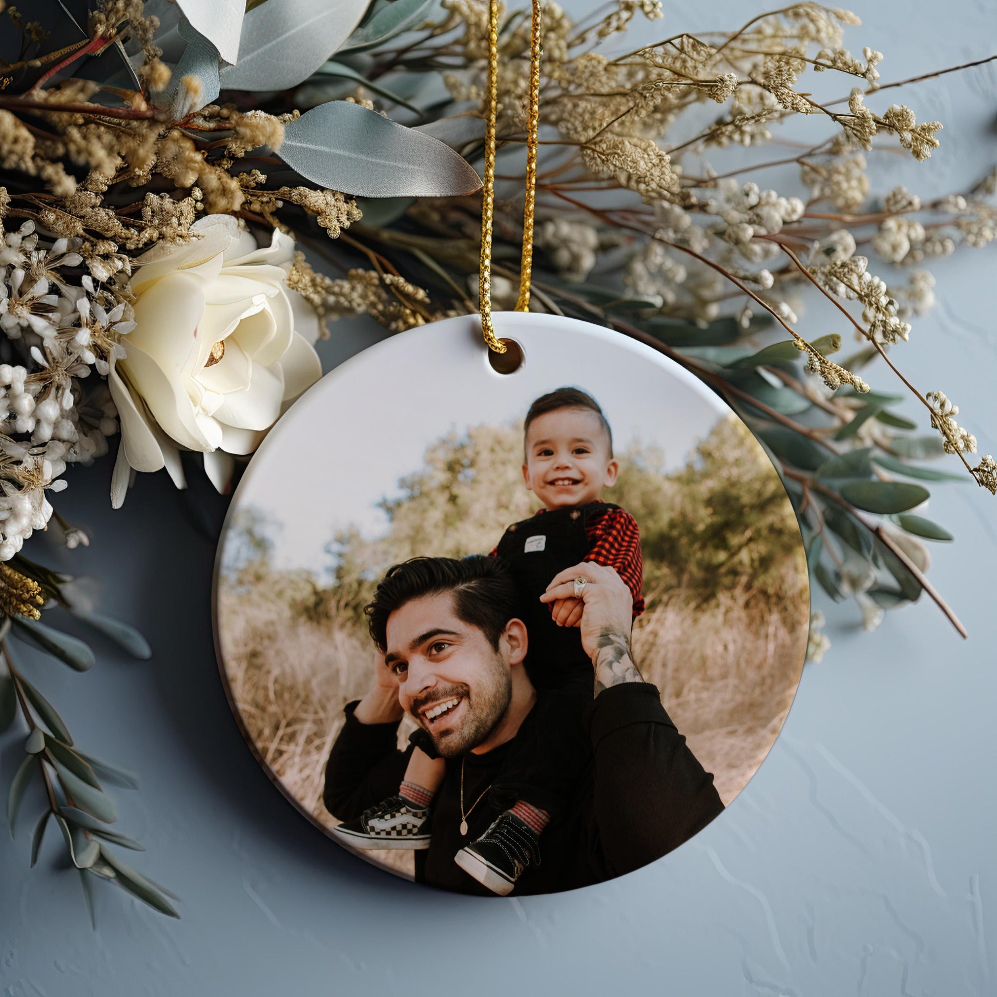 Custom Photo Ornament, Personalized Photo Ornament, Christmas Ornament, Custom Gift, Personalized Christmas Keepsake, Holiday Gift