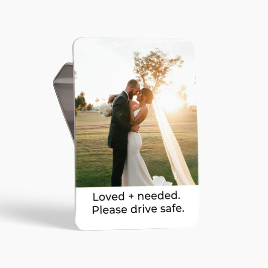 Valentine's Gift for Him, Gift For Husband, Personalized Car Visor Clip Photo, Custom Drive Safe Visor Frame, Unique Couples Gift